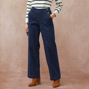 Széles farmer díszes gombokkal kép