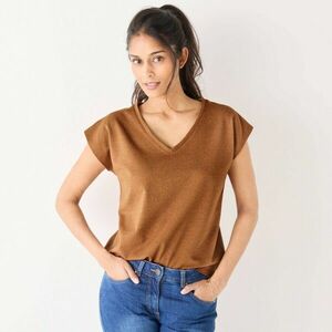 Csillámos rövid ujjú póló kép