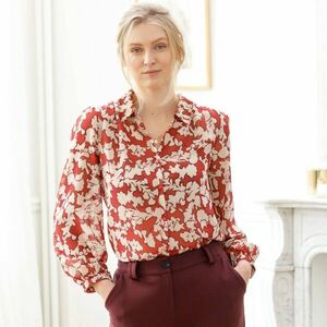 Sifon blúz virágmintával kép