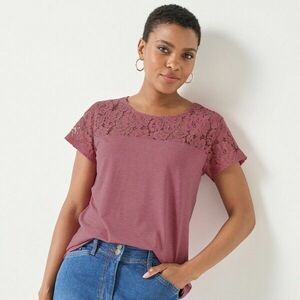 Rövid ujjú csipkés póló kép