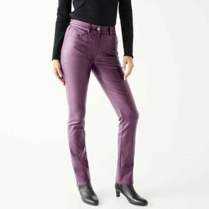 Egyenes műbőr nadrág kép