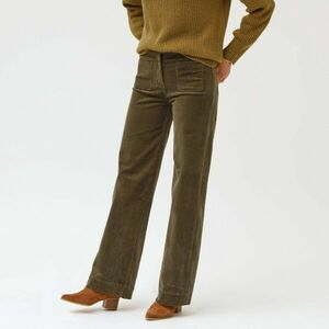 Széles kordbársony nadrág, magasabb testalkatúaknak kép