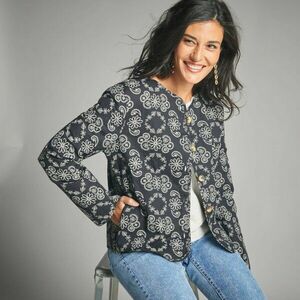 Steppelt kabát mintával kép