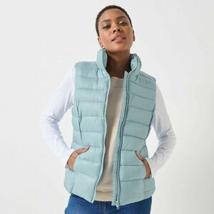 Vízálló, steppelt, cipzáras mellény kép