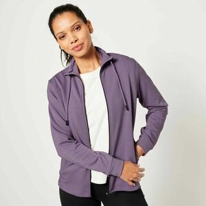 Molton cipzáras pulóver állógallérral kép