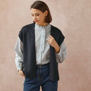 Finomkötésű mellény kép