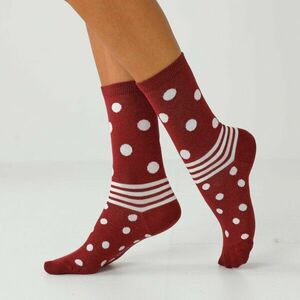 4 pár egyszínű és pöttyös zokni szett kép