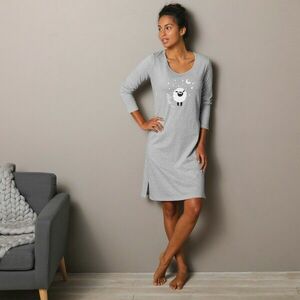 Hosszú ujjú hálóing báránymintával kép