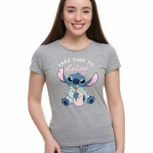 Stitch Szánj időt a pihenésre rövid ujjú póló kép