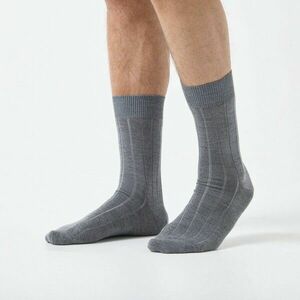 Bordázott gyapjú és selyem zokni Labonal kép