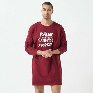 Maxi pizsama póló nyomtatással kép