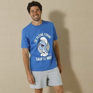 Rövid ujjú és rövid nadrágos pizsamák Hupikék törpikék kép