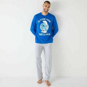 Nadrágos és hosszú ujjú pizsamák Hupikék törpikék kép