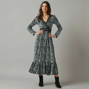 Hosszú ruha mintával kép