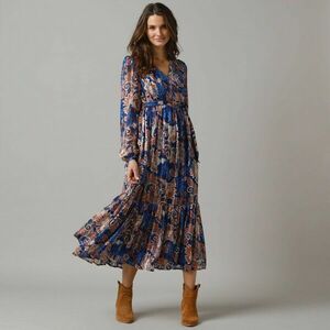 Hosszú ruha mintával kép