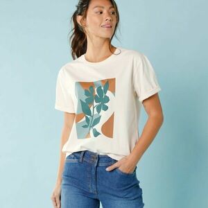 Rövid ujjú, nyomtatott póló, alacsonyabb termetűek számára kép