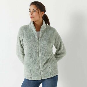 Plüss cipzáras pulóver kép