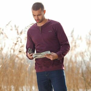 2 db hosszú ujjú Henley ing szett kép