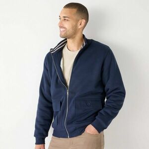 Molton kabát cipzárral, sherpa béléssel kép