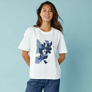 Középen nyomtatott póló, apró testalkatúaknak kép