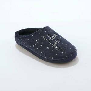 Hímzett feliratú polár papucs kép