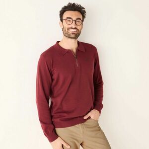 Cipzáros és hímzett pulóver kép