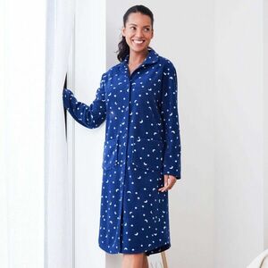 Polár fürdőköpeny csillagmintával kép