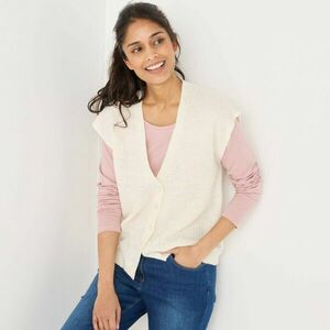 Egyszínű mintás mellény kép