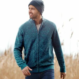 Állógalléros pulóver polár béléssel kép