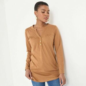 Egyszínű tunika hosszú ujjakkal kép