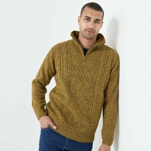 Magas nyakú pulóver cipzárral kép