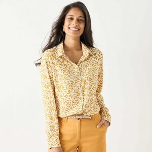 Kétszínű mintás ingblúz kép