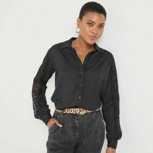 Egyszínű ing csipkével kép