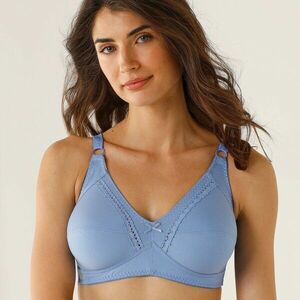 2 darabos, félig párnázott pamut melltartó szett áttört mintával, merevítő nélkül kép