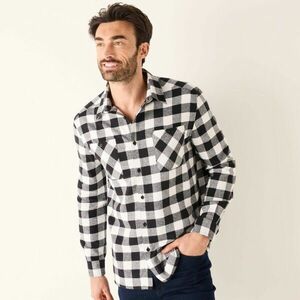 Kockás flaneling kép