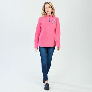 Fleece pulóver hímzéssel kép