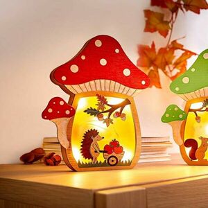 LED-es dekoráció Gomba kép