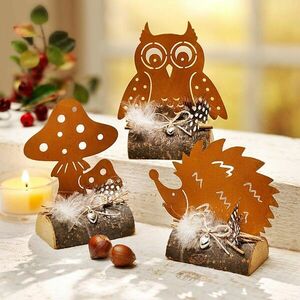 3 db fémfigura Ősz kép