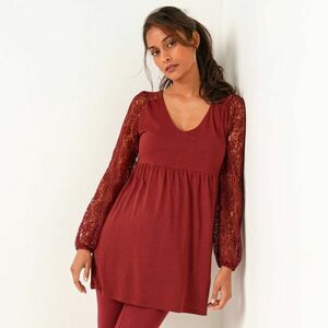 Hosszú csipkeujjú tunika kép