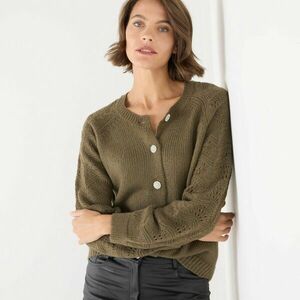 Kardigán bizsu gombokkal kép