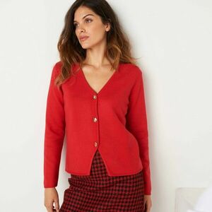 Aszimmetrikus V-nyakú pulóver kép