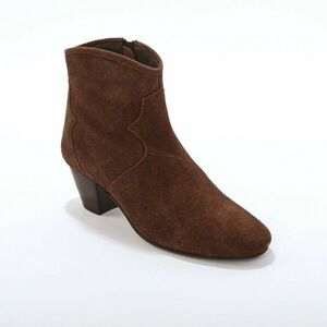 Boka magasságú bőrcsizma western stílusban kép