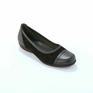 Balerinák rugalmas betétekkel, ék alakú sarokkal kép