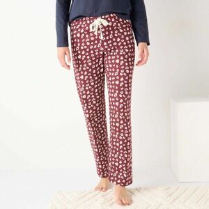 Hosszú pizsamanadrág teljes felületén mintával kép