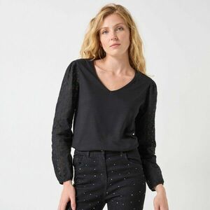 Hosszú ujjú csipkés póló kép