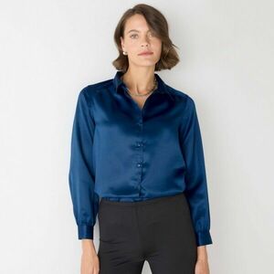 Hosszú ujjú szatén ing kép