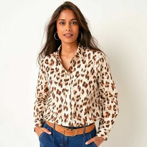 Leopárdmintás ingblúz kép