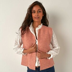 Puha kötött mellény kép