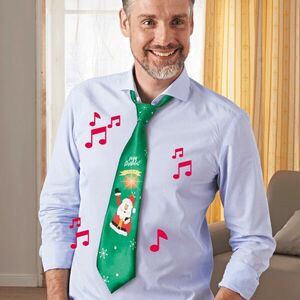 LED nyakkendő zenével kép