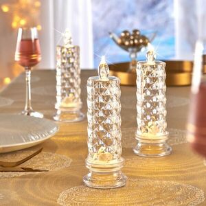 LED gyertyák 3 darabos készlet kép